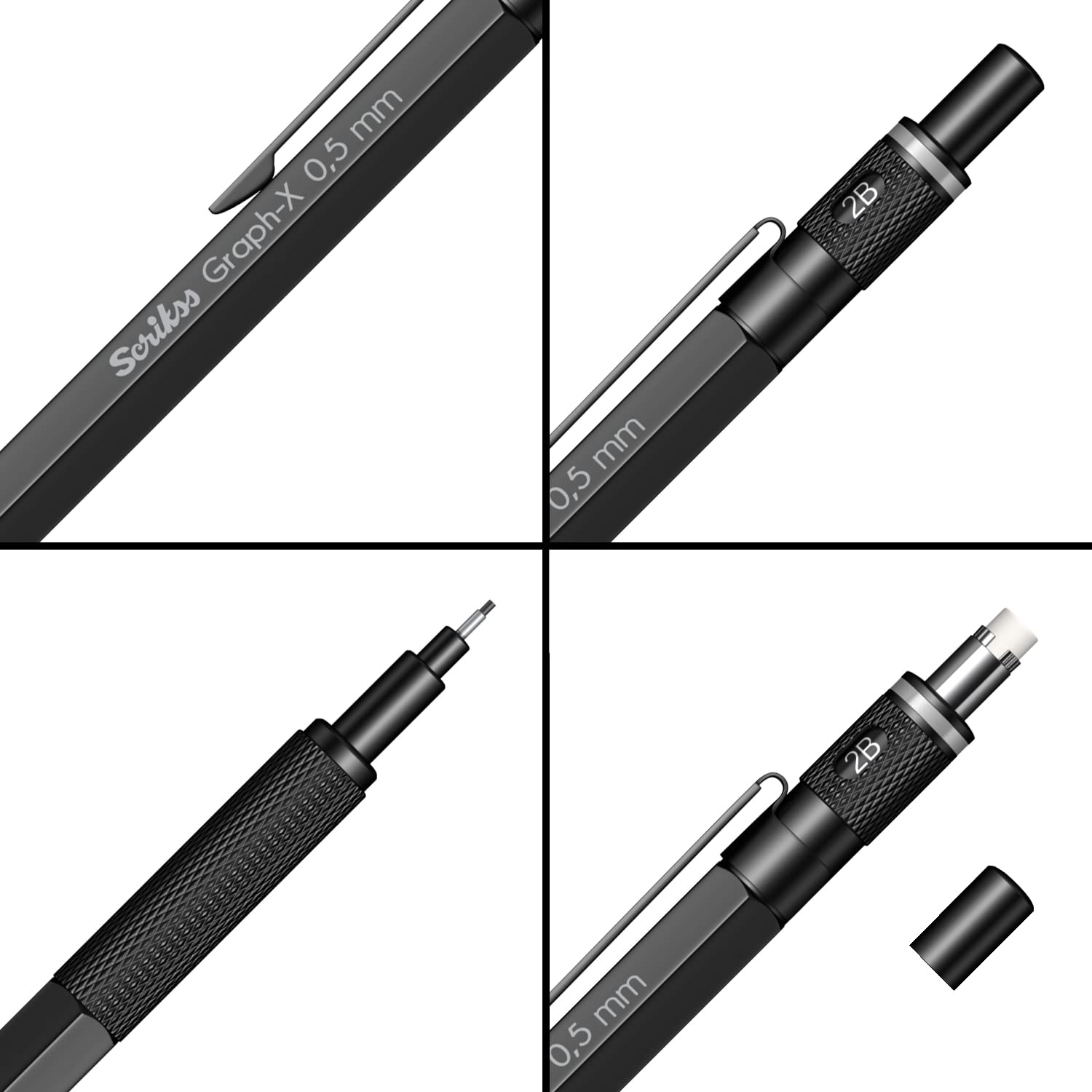 Amazon.co.jp: Scrikss Office Graph-X マットブラック シャープ